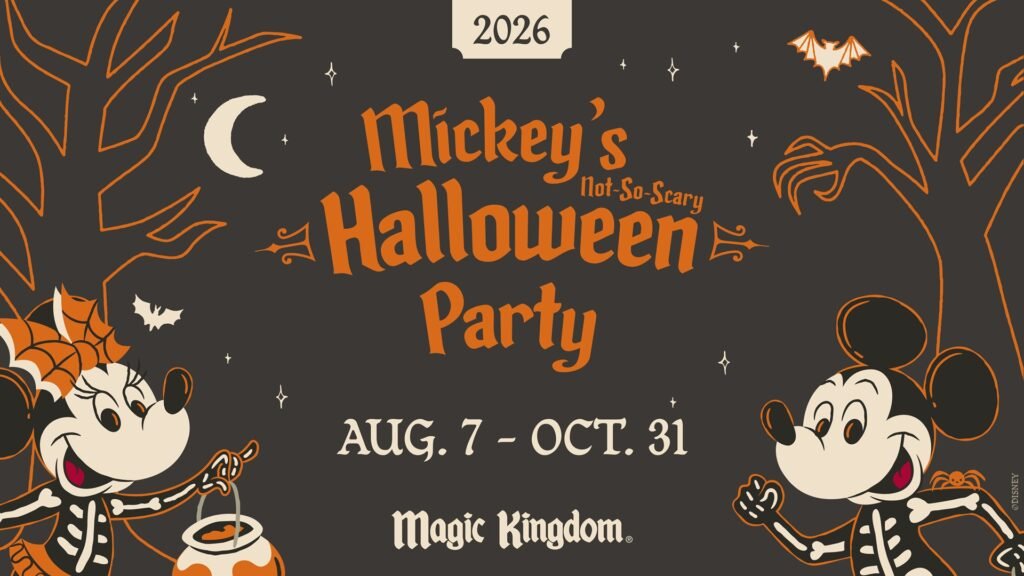 mickey's not so scary halloween party 2026